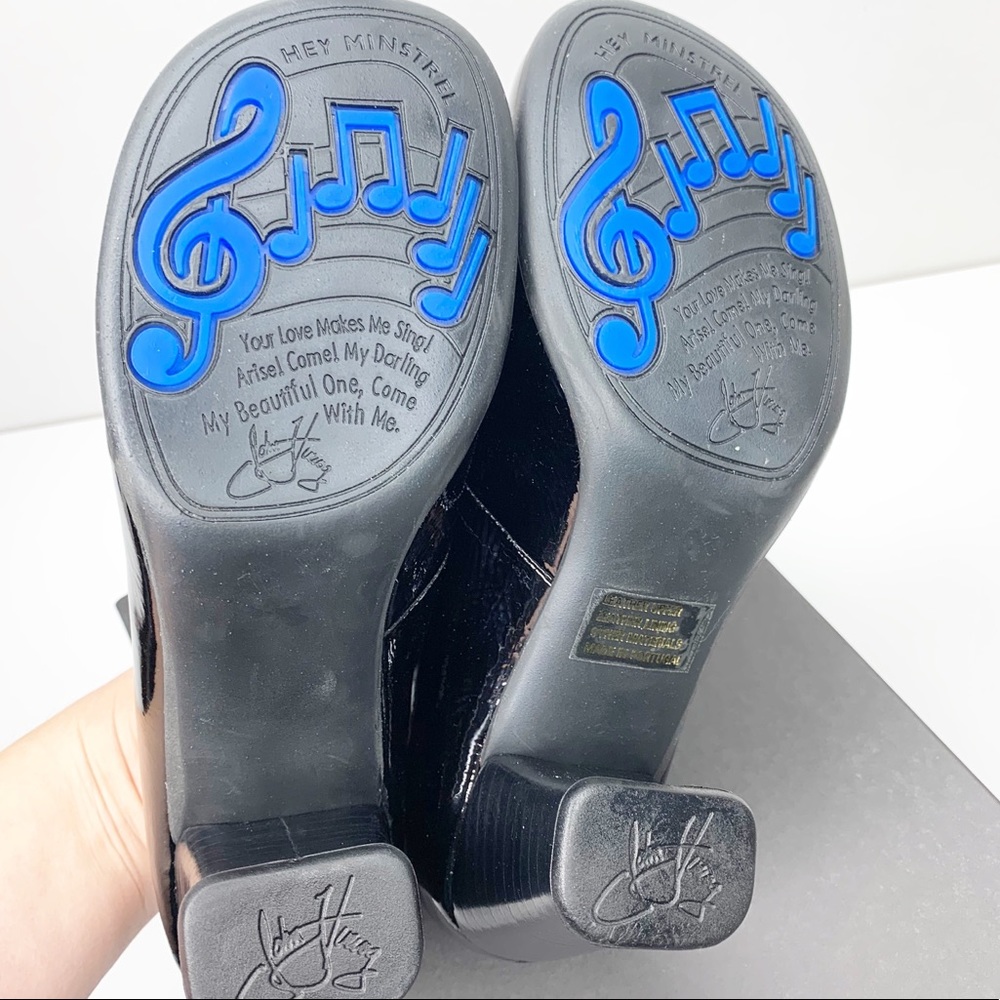 NIB John Fluevog melis heeled Mary Janes - Picture 8 of 9